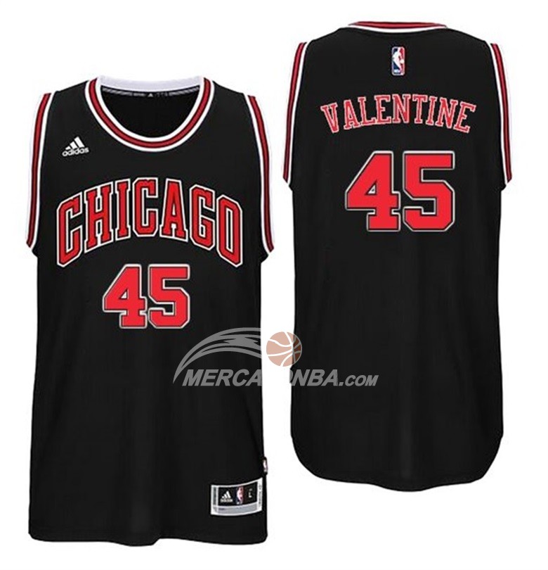 Maglia NBA Valentine Chicago Bulls Negro
